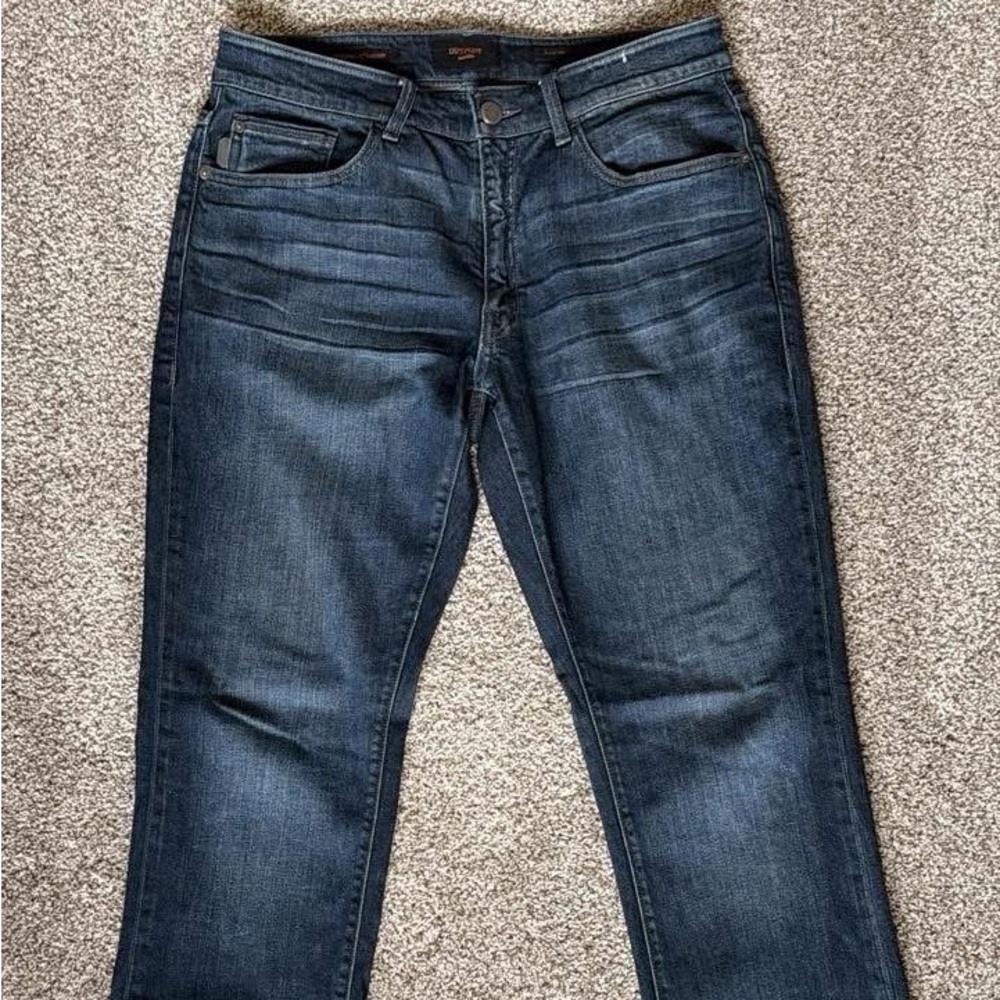 Men's Straight Jeans in Dark Denim